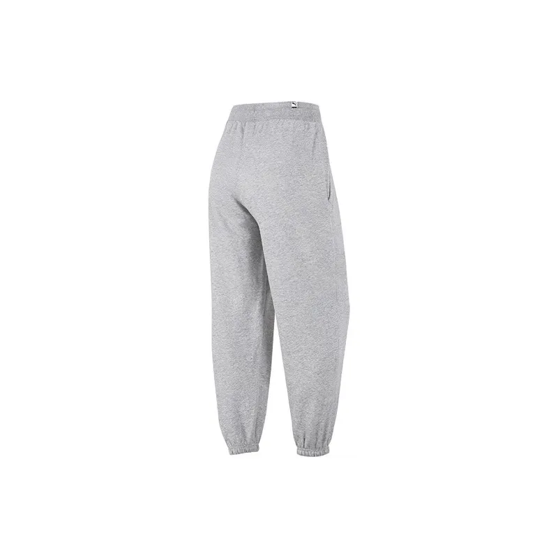 PUMA Knitted Sweatpants Women's Gray-1