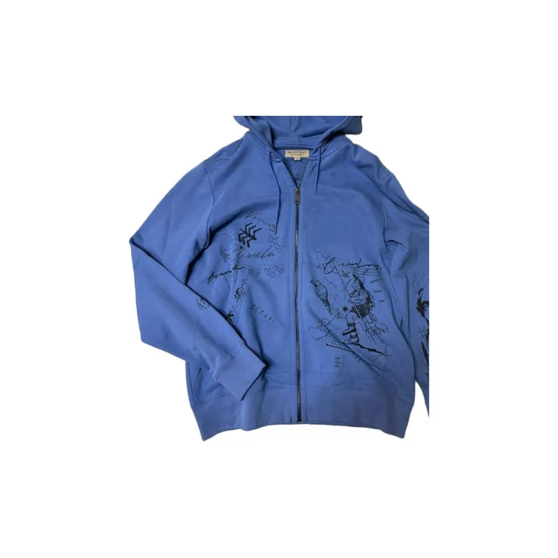 Burberry Sweatshirts Men Blue-5