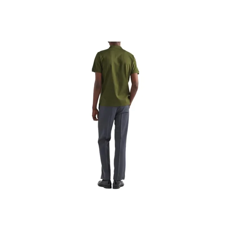 PRADA Polo Shirt Men's Army Green-1