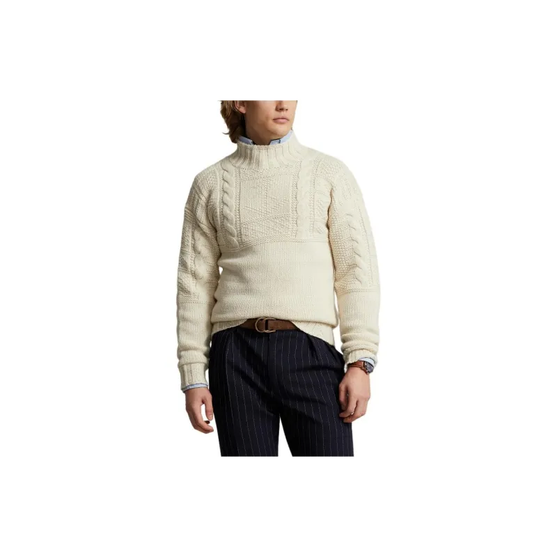 Polo Ralph Lauren SS24 Sweater Men's Beige Yellow-1