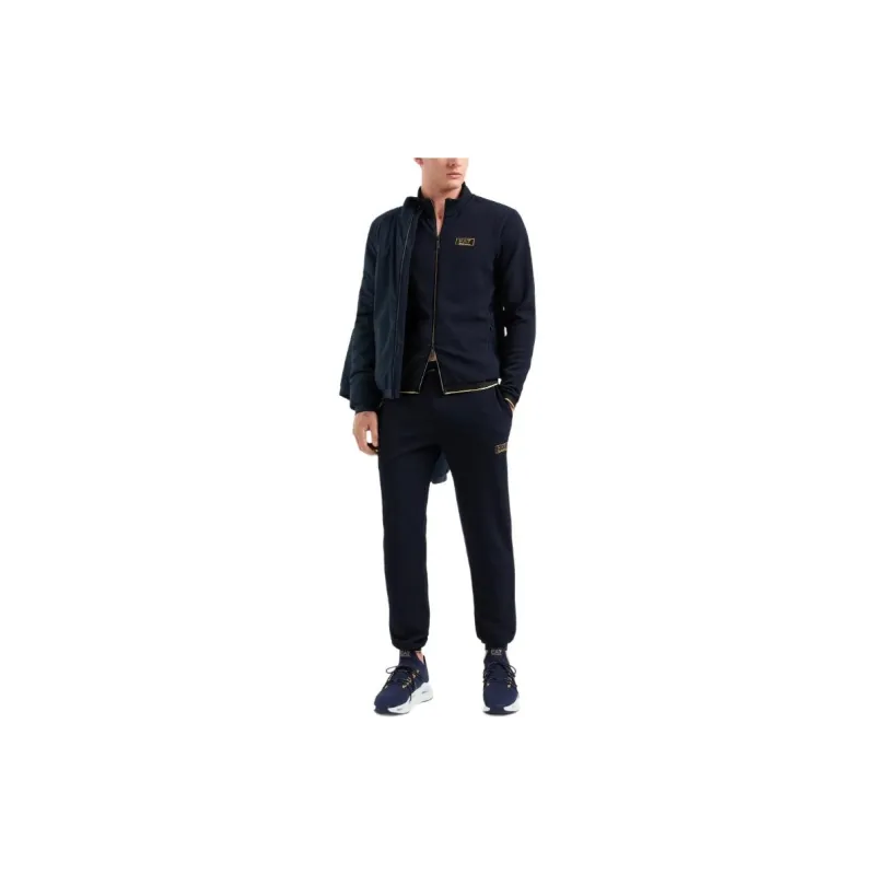 EMPORIO ARMANI EA7 FW24 Sweatshirt Men's Navy Blue-3