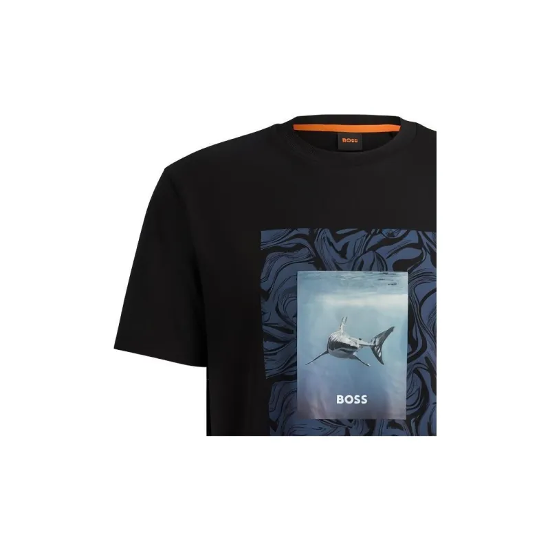 HUGO BOSS T Shirts Men Black-4