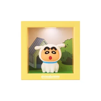 ROCK x Crayon Shinchan Dress Up Little White Chibi Figures