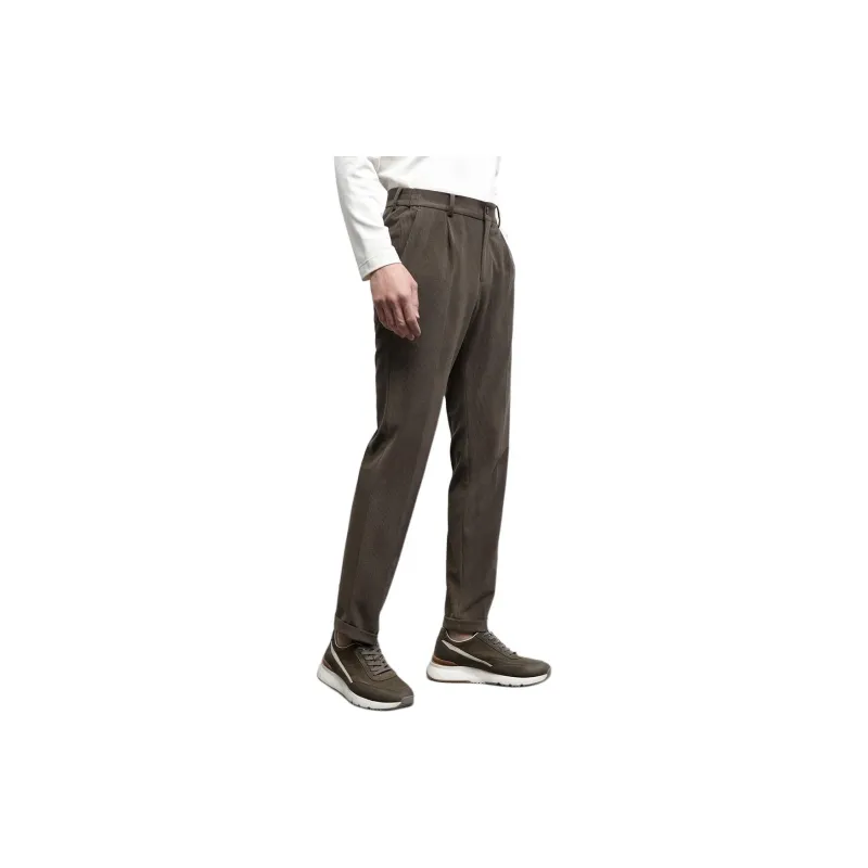 SAINT ANGELO Suit Trouser Men's Gray Coffee-3