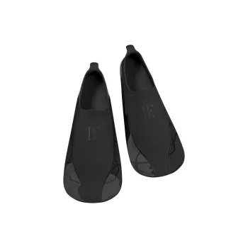 BALNEAIRE Swim Equipment Silicone Rubber Flipper Unisex Black