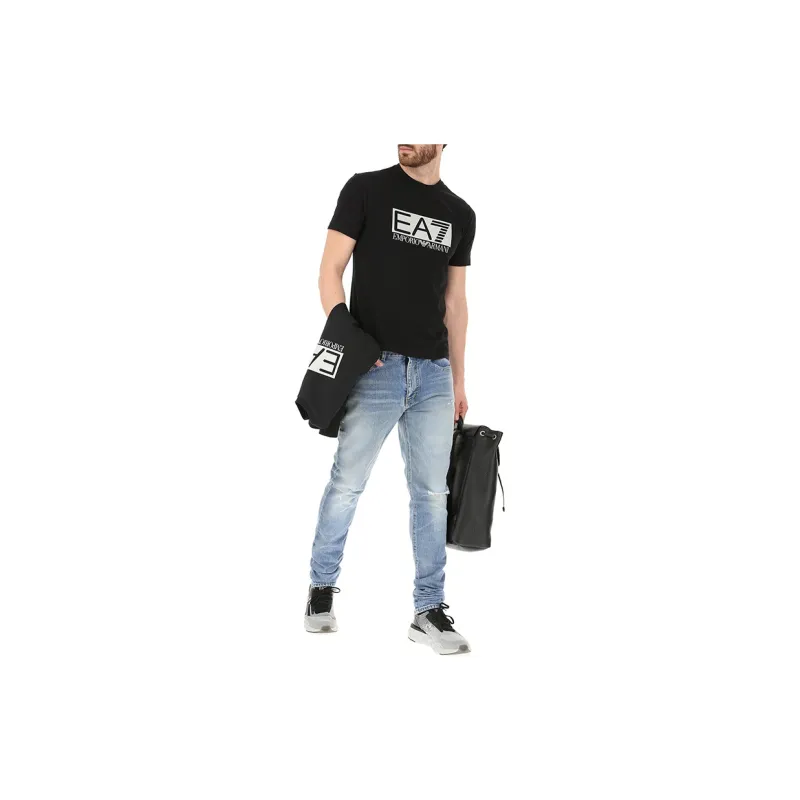 EMPORIO ARMANI T-Shirts Men Black-6