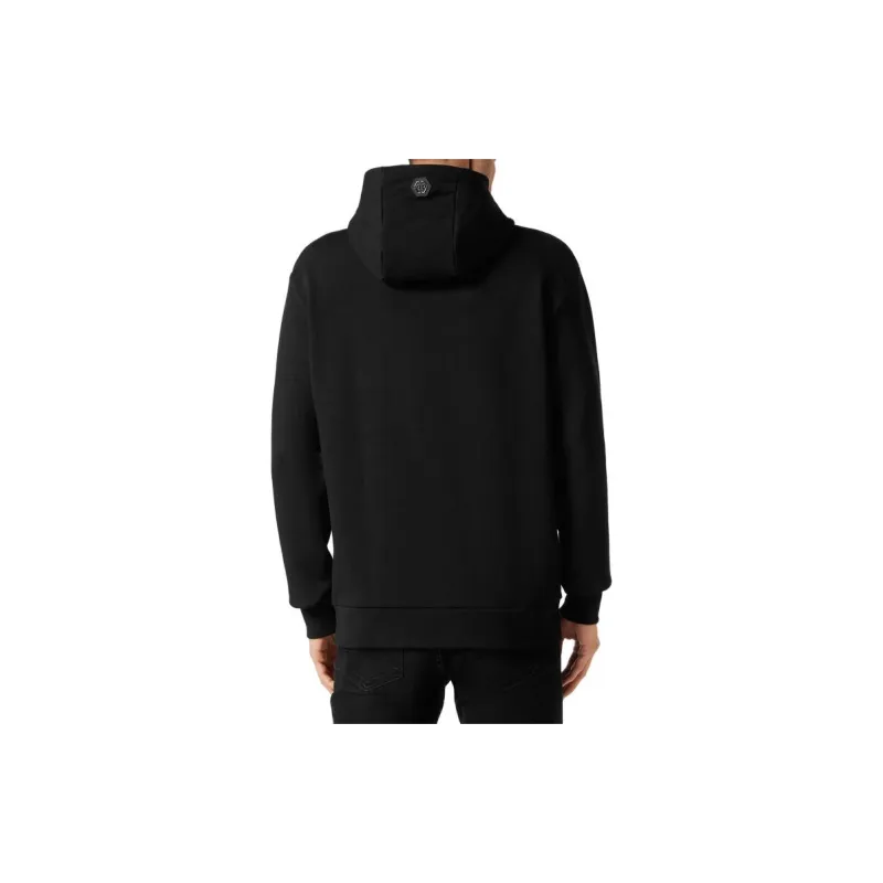 PHILIPP PLEIN Rhinestone embellished Skull Hoodie-1