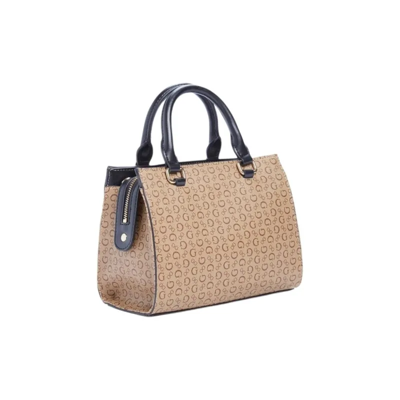 GUESS Artificial Leather Tote Bag Shopping Bag Shoulder Bag Crossbody Bag Handbag Medium Size Women's Coffee-1