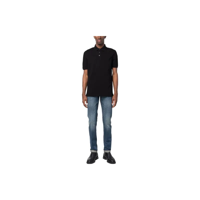 EMPORIO ARMANI Polo Shirts Men Black-1