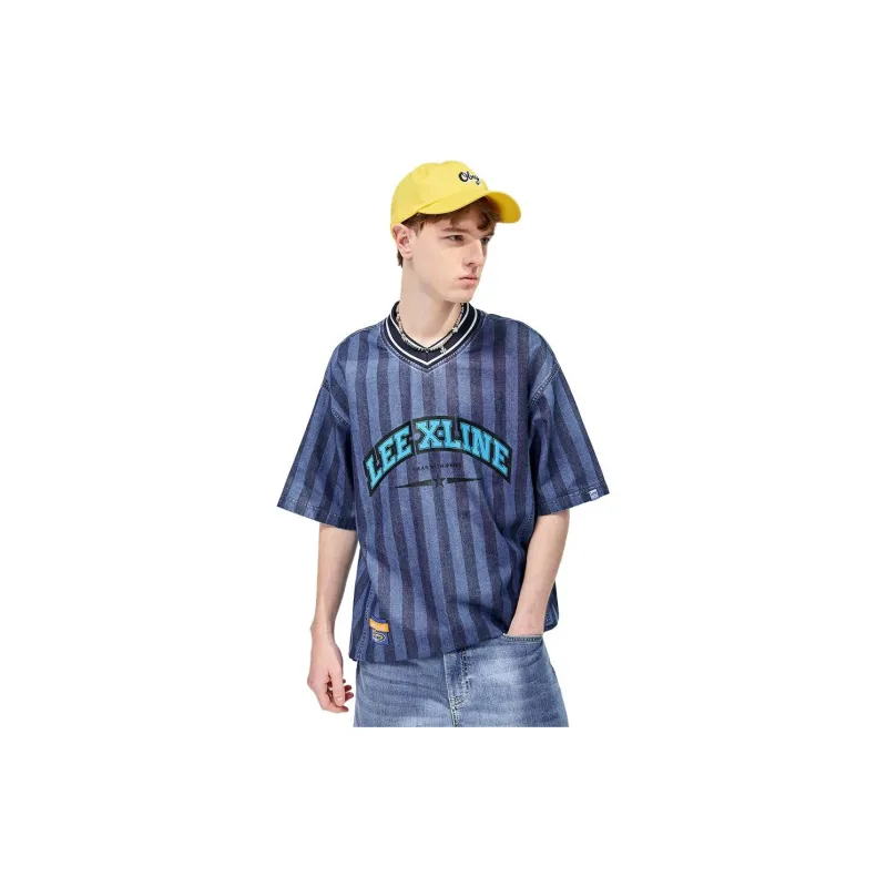 Lee T Shirts Men Medium Blue-2
