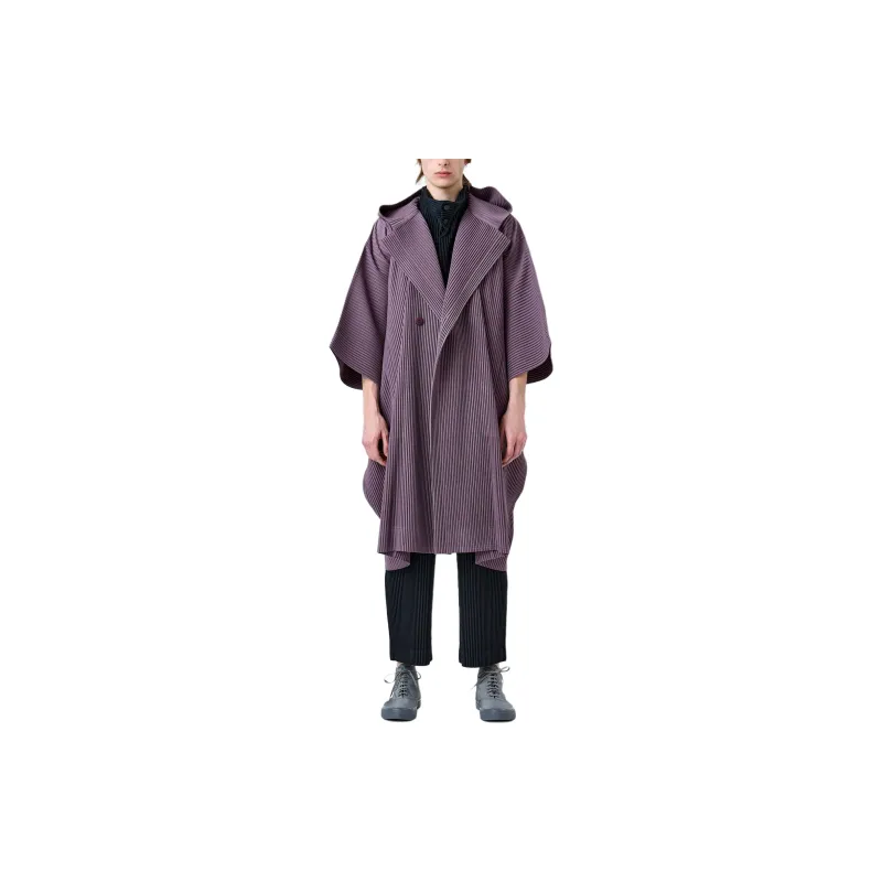 ISSEY MIYAKE Monthly Color January Coats Men's Rose Brown-1