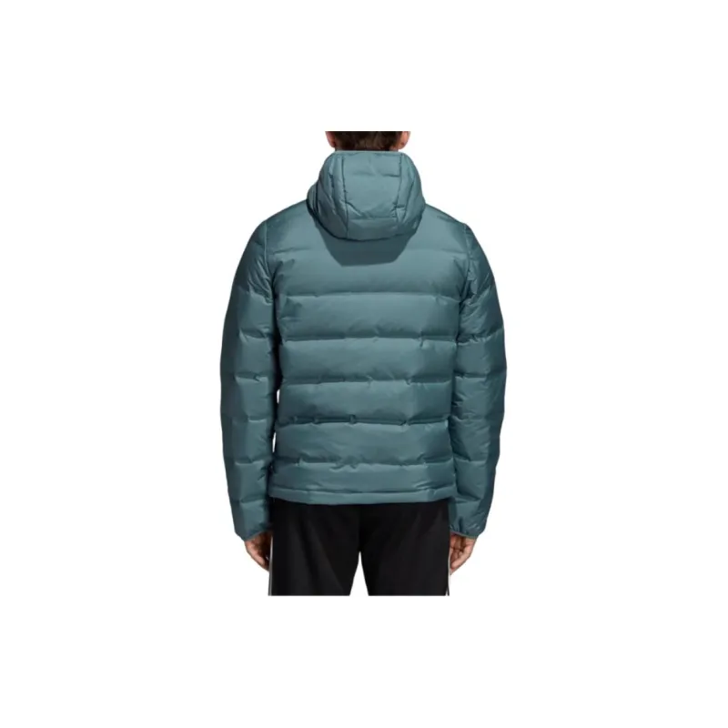 Adidas Down Jacket Men's Dark Peacock Green-3