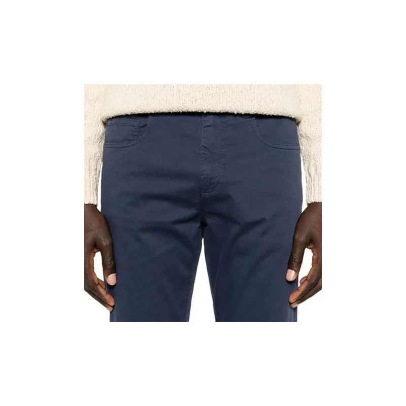 Canali Mid rise Straight leg Trousers-4
