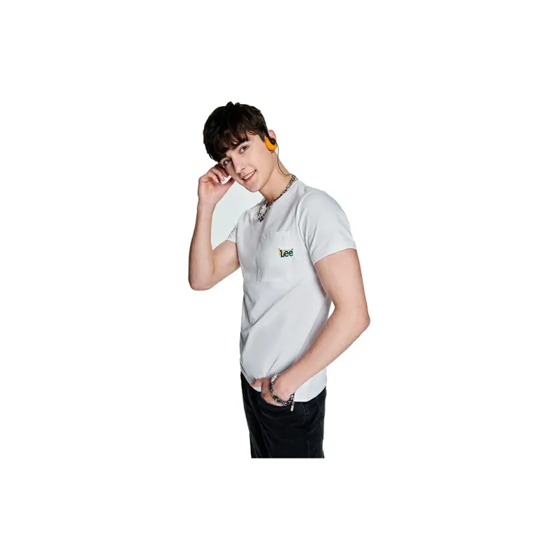 Lee T Shirts Men White-5
