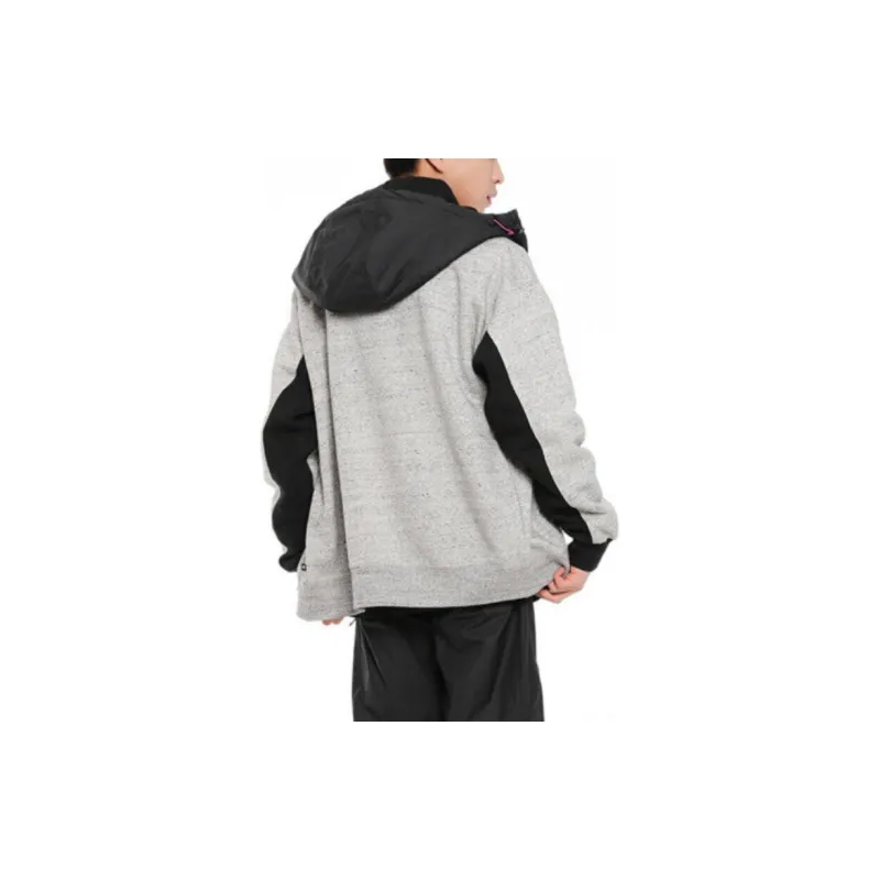 Converse MIXED MEDIA Jackets Men Gray-4