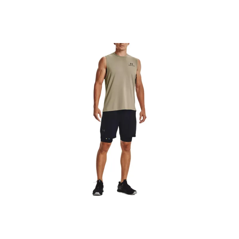 Under Armour RUSH Tank Top Men's Beige-2