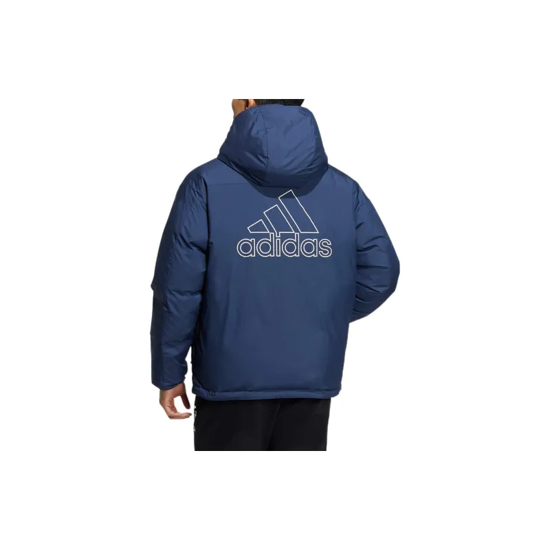 Adidas REVERSIBLE DOWN JACKET Down Jacket Men's Blue-3