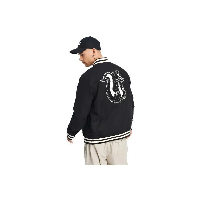 Vans CHECKERBOARD RESEARCH VARSITY Jackets Men Black-3