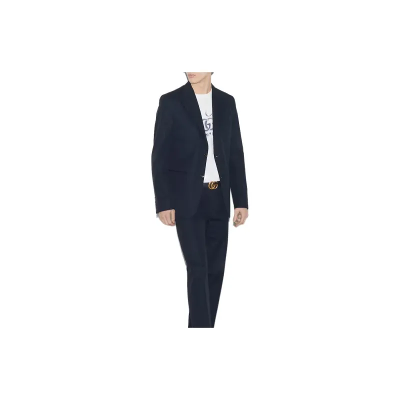 GUCCI Business Suit Men's Dark Blue-5