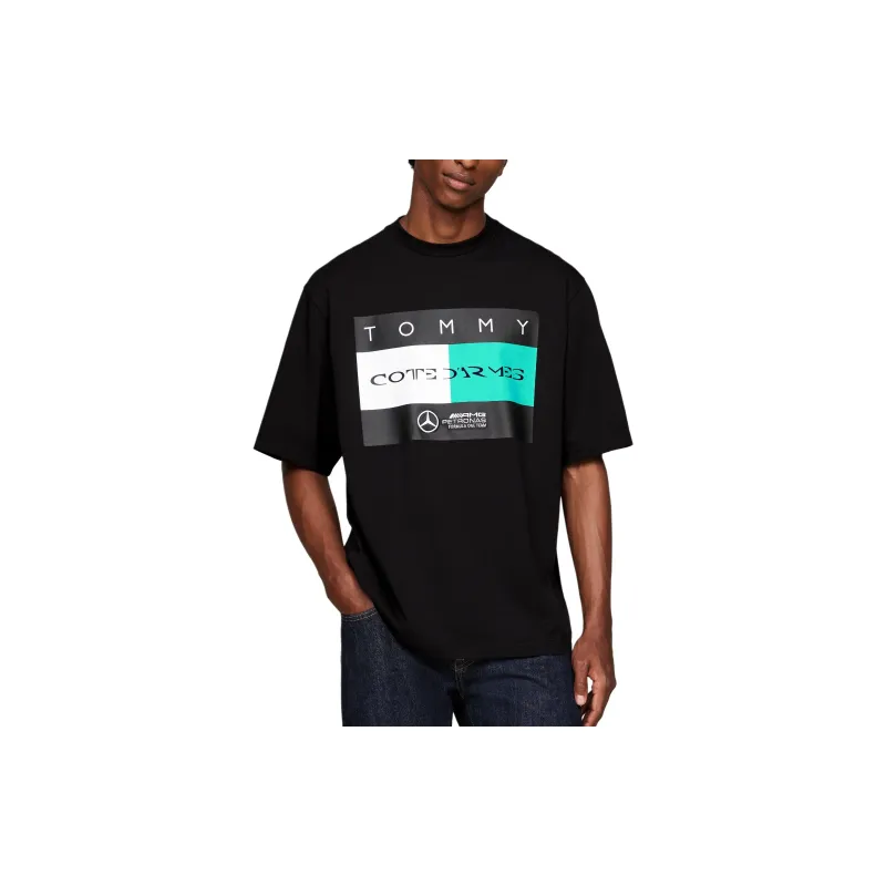 Tommy Hilfiger Tommy Hilfiger X Mercedes-AMG F1 T-Shirts Unisex Black-3