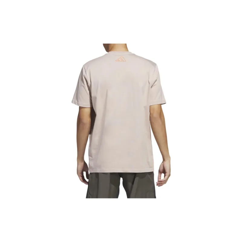 Adidas T Shirts Men Tan-5