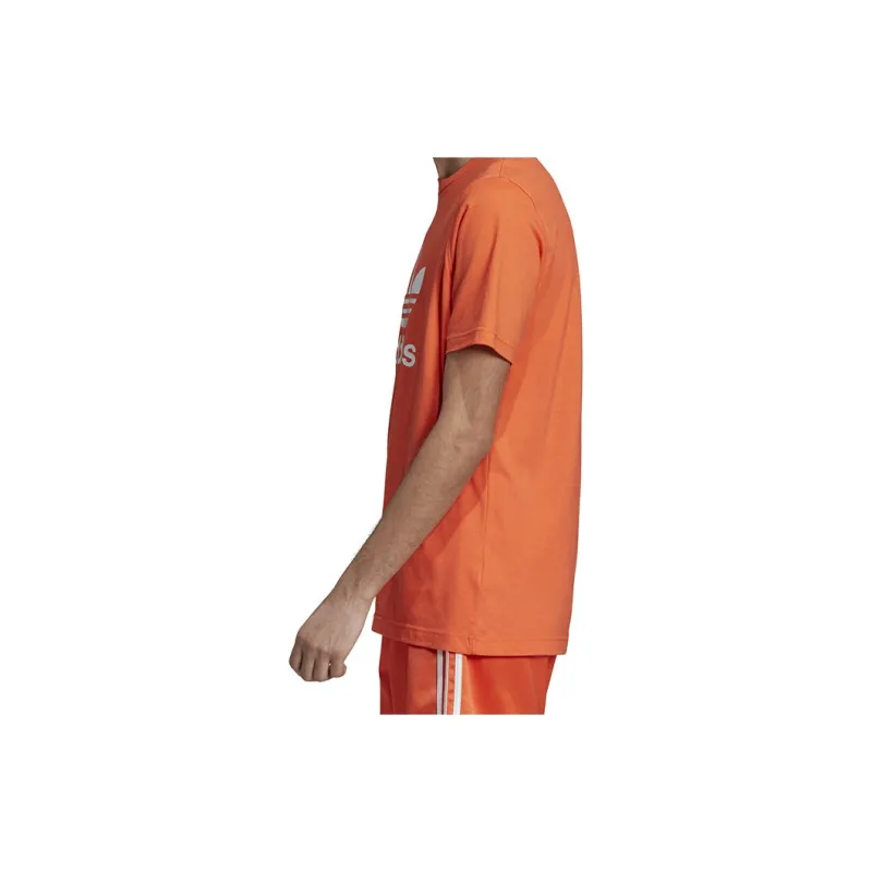 Adidas Originals Trefoil T Shirts Men Orange Yellow-3