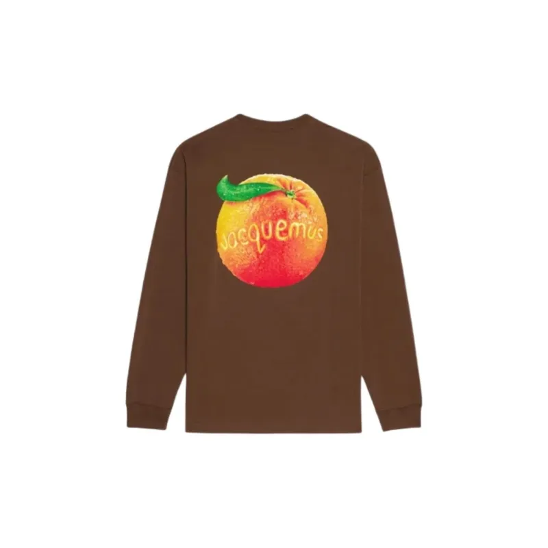 Jacquemus X Nike Le T-Shirt Manches Longues Orange-1