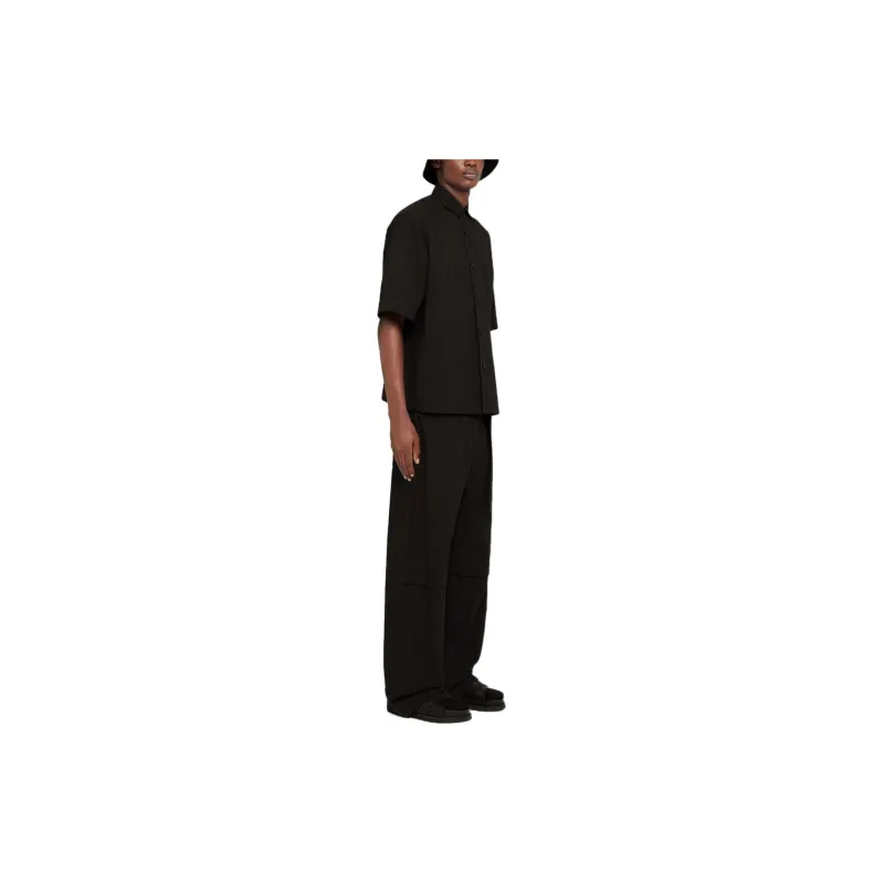 JIL SANDER SS24 Shirt Men's Black-3