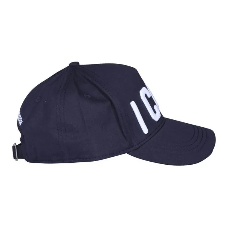 Dsquared2 Icon Logo Embroidered Distressed Baseball Cap-4