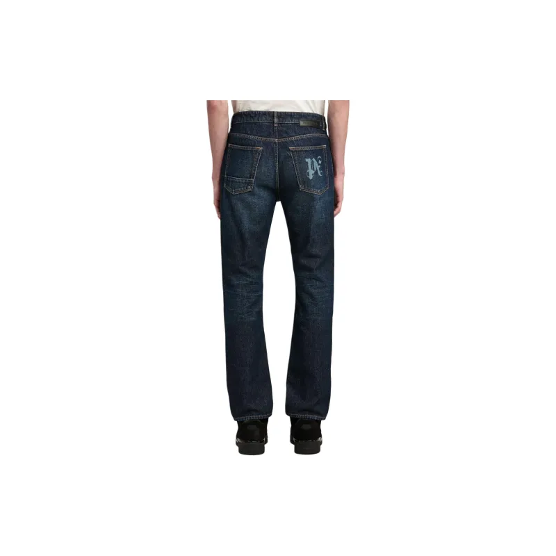 PALM ANGELS Mid rise Straight leg Jeans-3