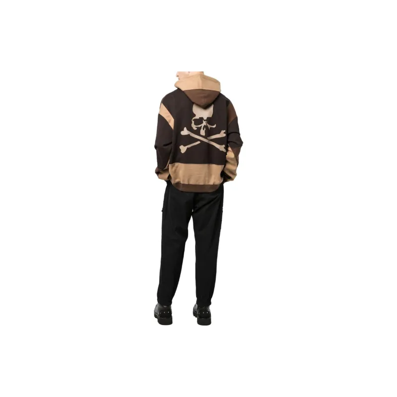 MASTERMIND WORLD Colour block Cotton Hoodie-3