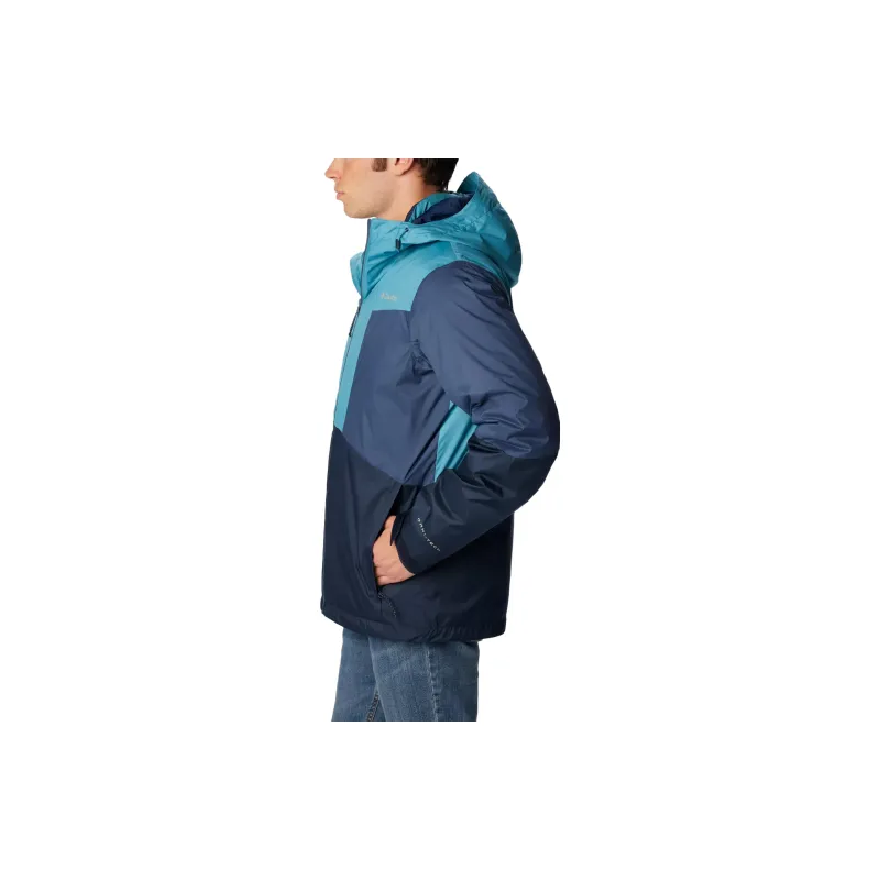 Columbia Waterproof And Breathable Windproof Windbreaker Jacket Men's Marine Blue-7