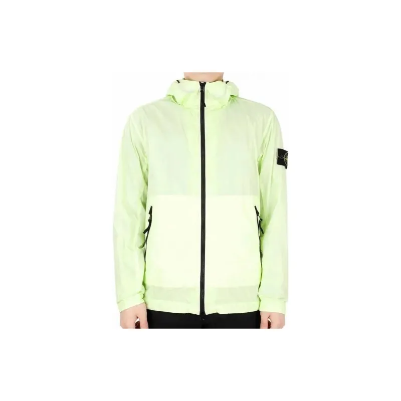 STONE ISLAND Jackets Coats Men's Light Green-1