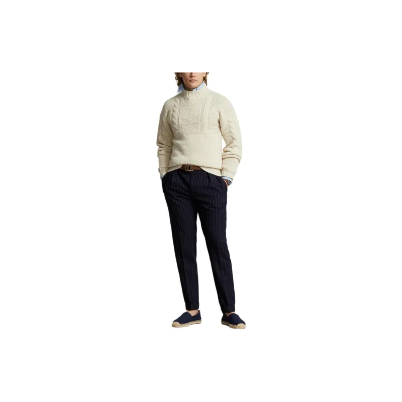 Polo Ralph Lauren SS24 Sweater Men's Beige Yellow-3