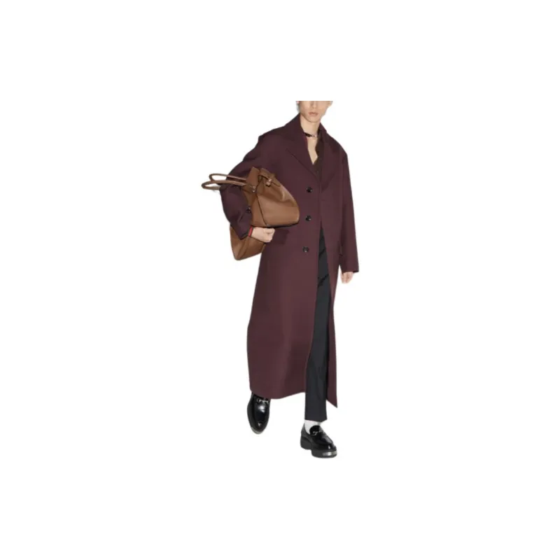 GUCCI Coats Men Burgundy-1