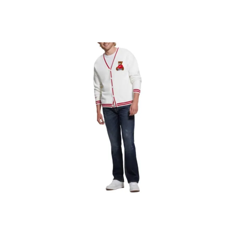 GUESS Sweaters Men White-2