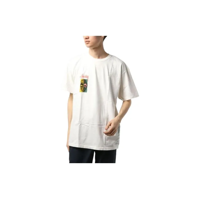 Stussy Masks Pigment Dyed Tee T Shirt Men's-1