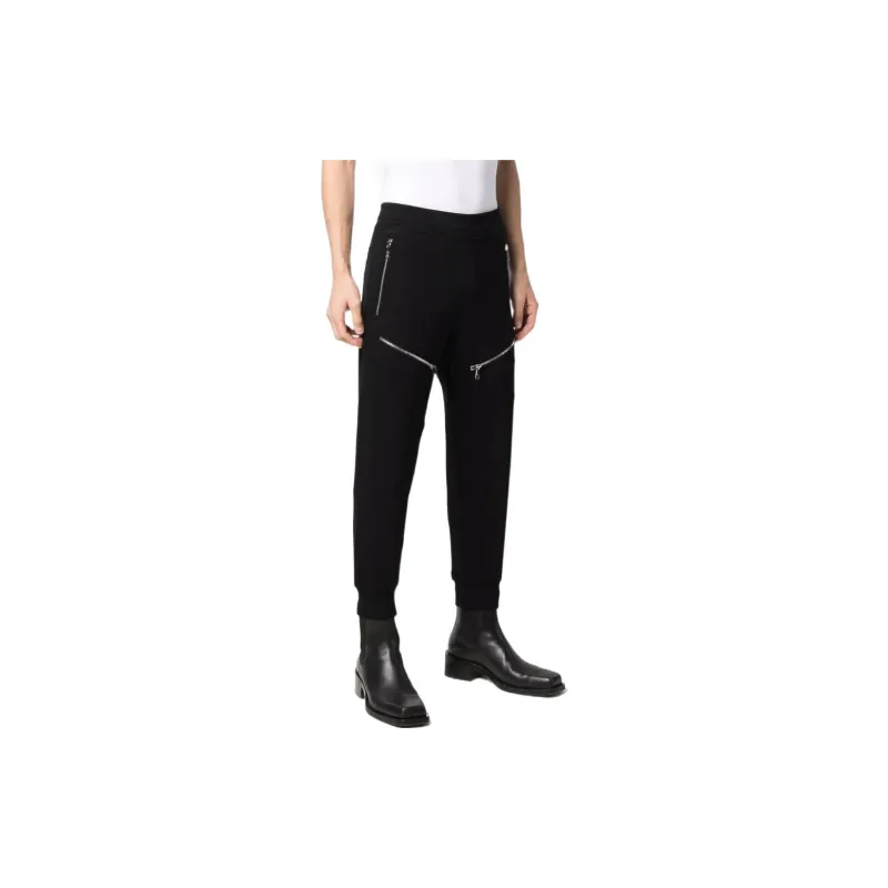 Neil Barrett Knitted Sweatpants Men Black-2