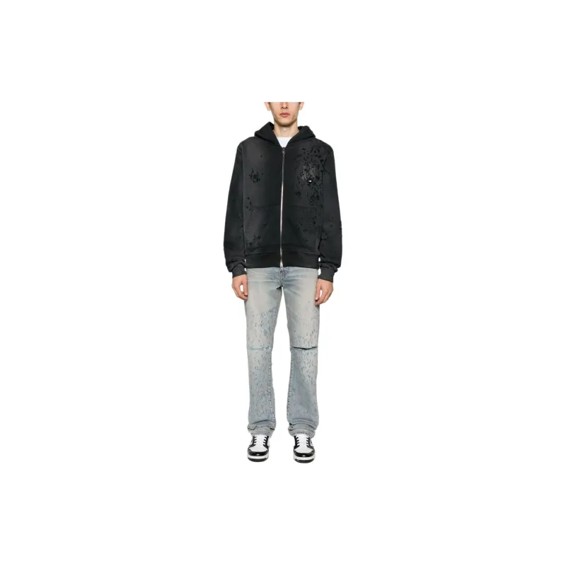 AMIRI Ma Logo Shotgun Zip Hoodie-1