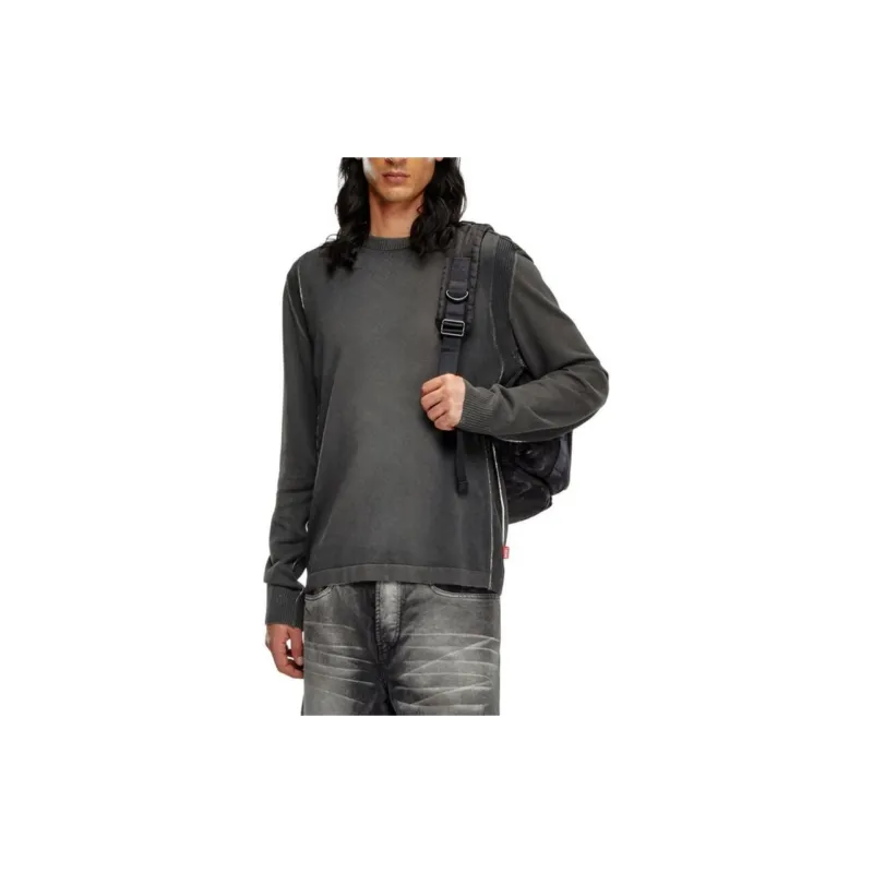 DIESEL Faded Effect Fine knit Jumper-1