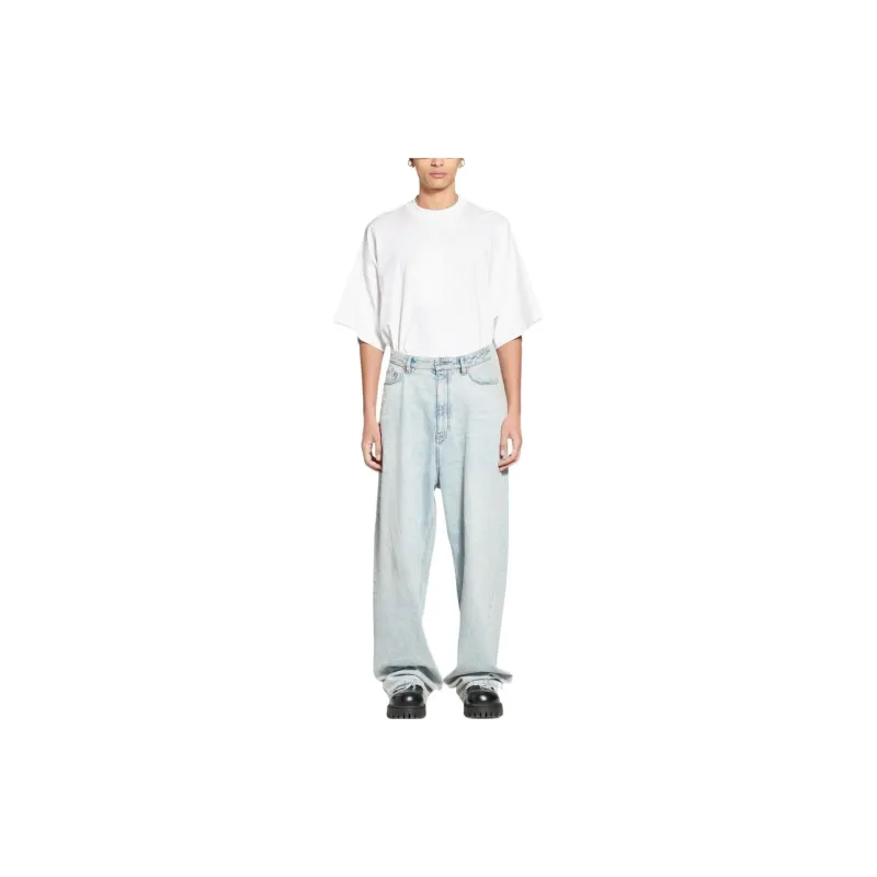 Balenciaga Jeans Men Blue-2