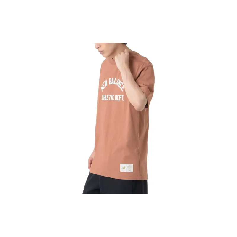 New Balance T Shirt Men's Walnut Wood-4