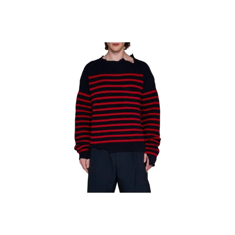 MARNI Striped Knit Jumper-2