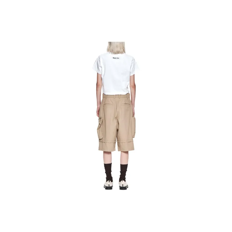 MATIN KIM Cargo Shorts Unisex Light Umber-3
