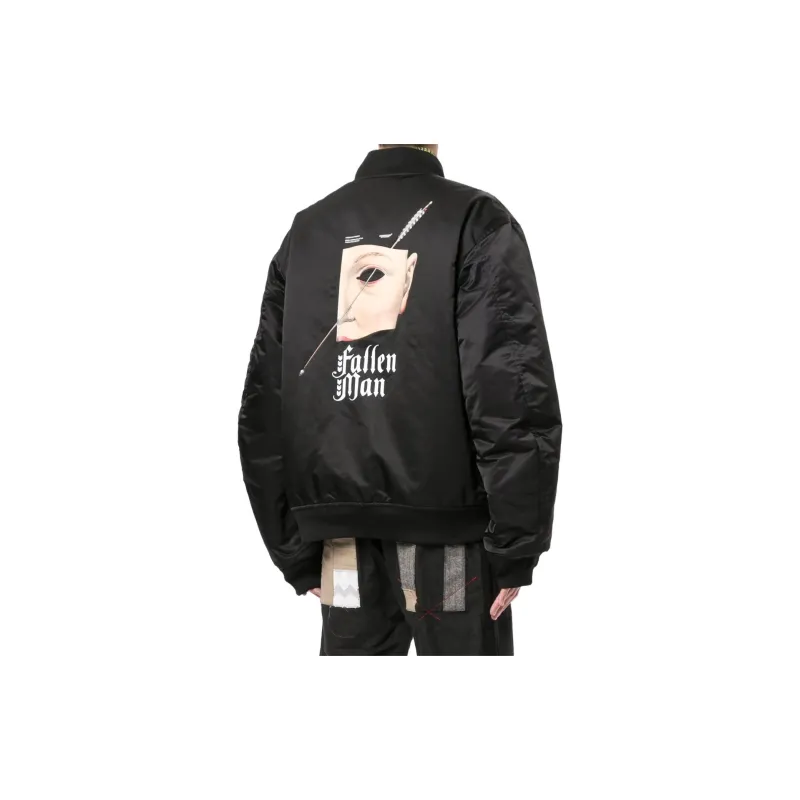 UNDERCOVER Logo-print Bomber Jacket-2
