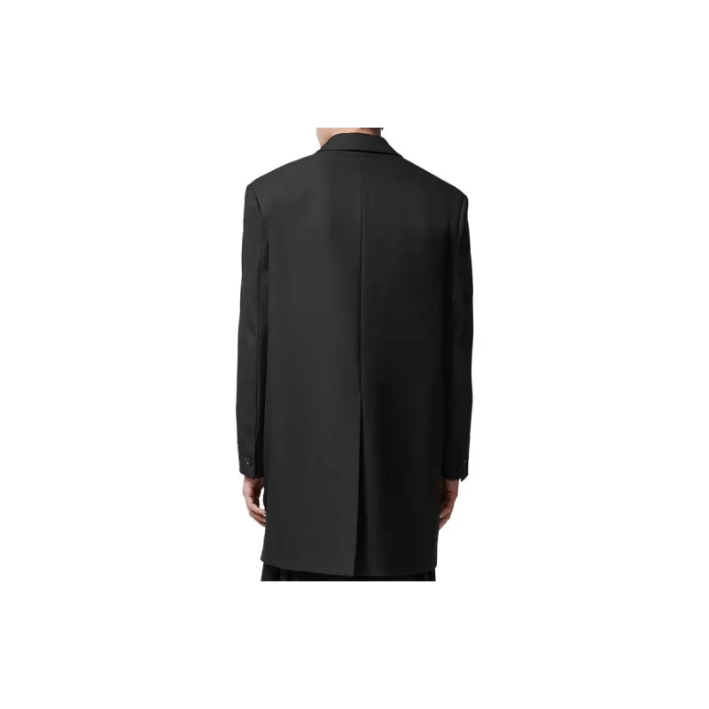 VERSACE Button Up Tailored Long Coat-4