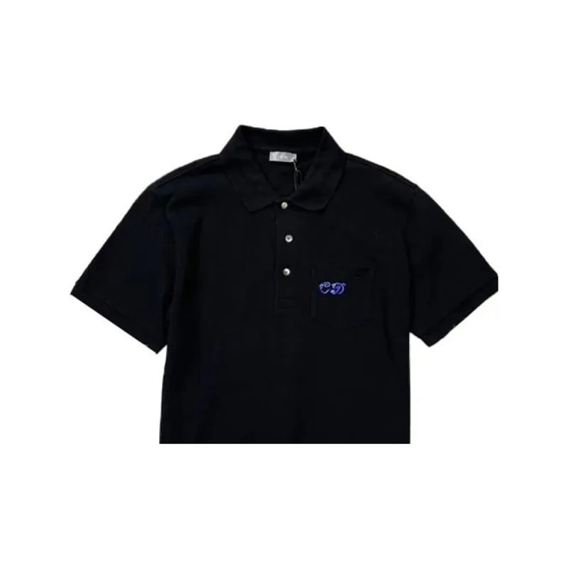 DIOR Polo Shirts Men Black-2
