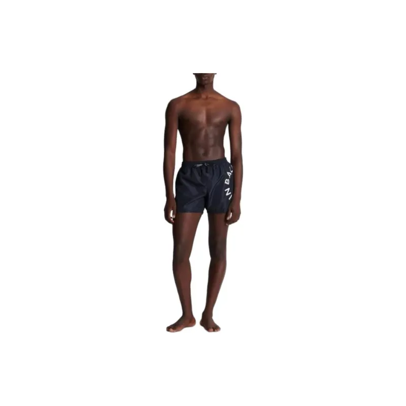 BALMAIN Logo jacquard Swim Shorts-1