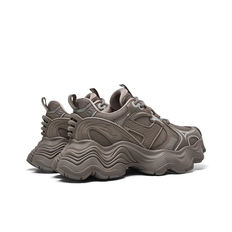 CHERYKALLY Cushioning Anti Slip And Wear Resistant Height Increasing Low Top Chunky Sneakers Women's-14