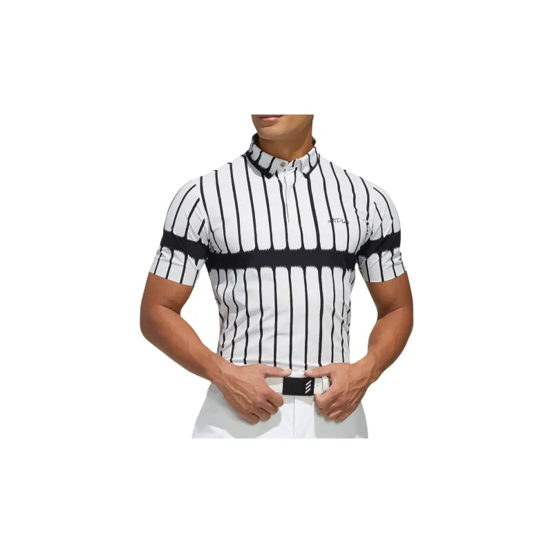 Adidas Polo Shirt Men's Black White-3